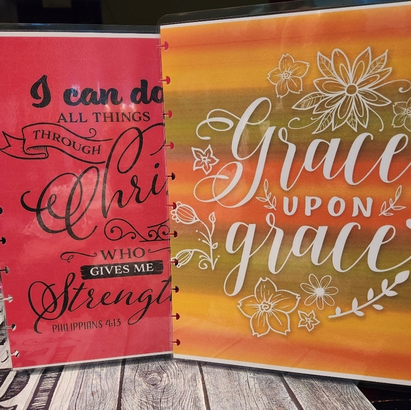 Handmade Double Sided Cover for BIG Happy Planner - Picture 9 of 12